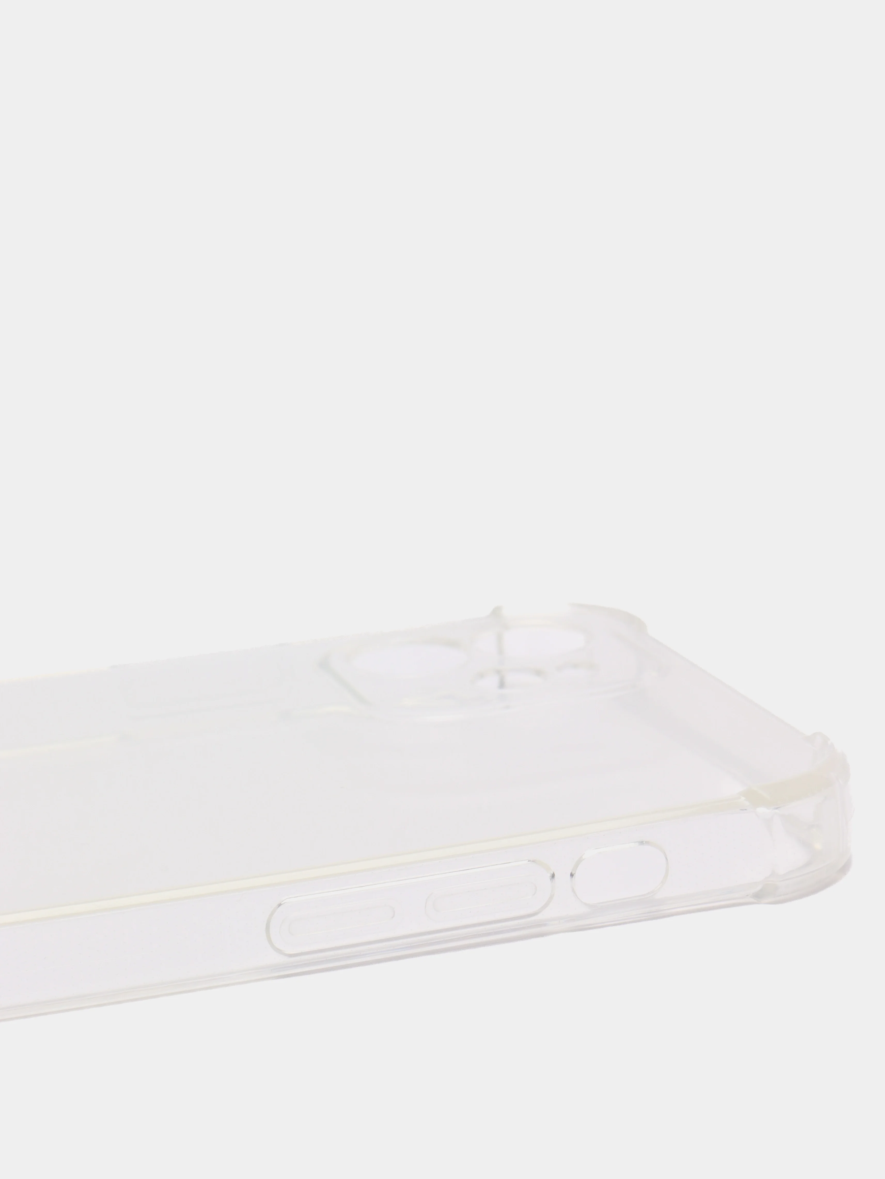 Плотный чехол iPhone 11, 12, 13, Pro, Max с защитой камеры силиконовый, прозрачный