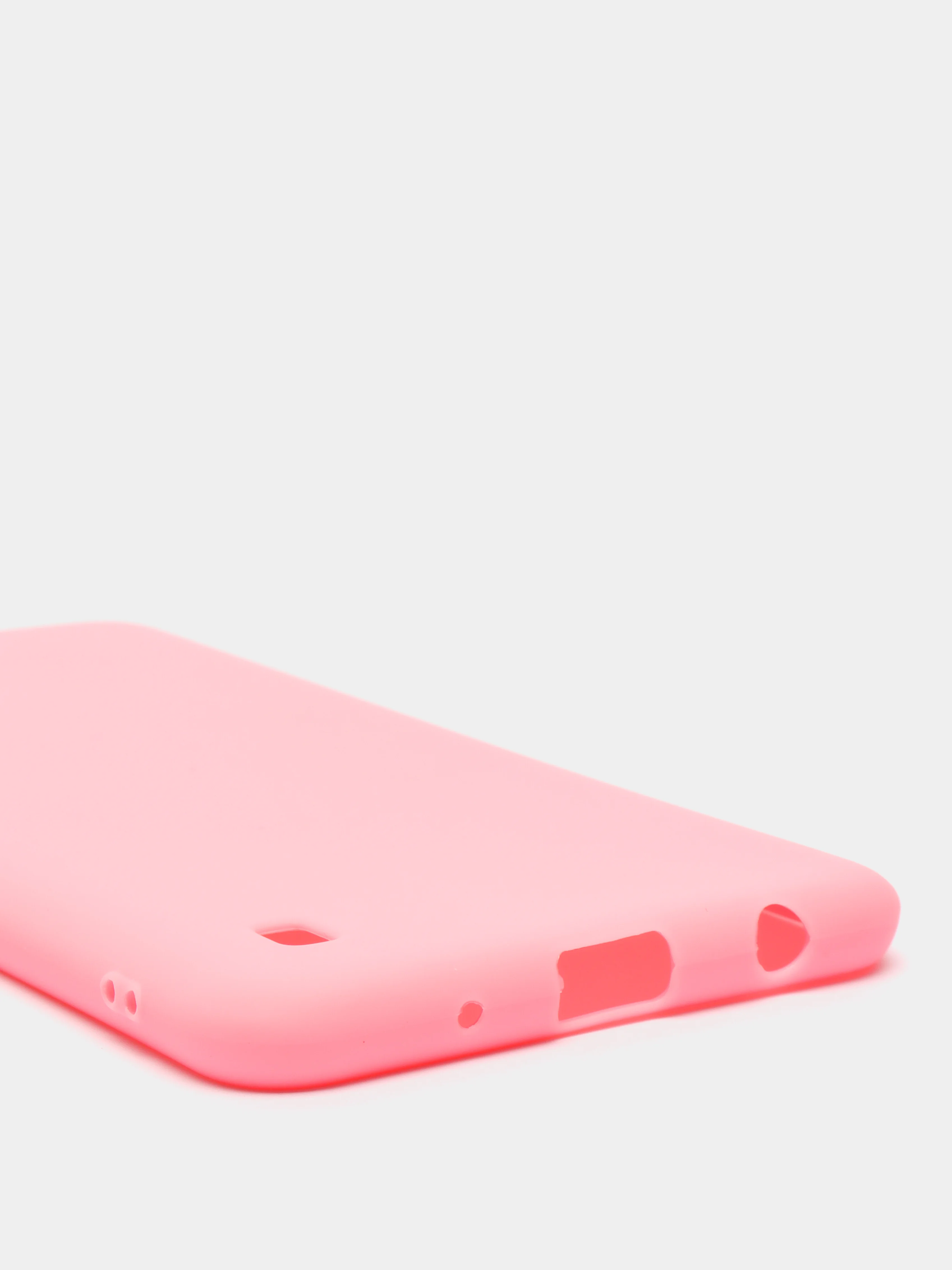 Розовый чехол силиконовый для Samsung Galaxy A10 (Самсунг Галакси А10), цветной, матовый