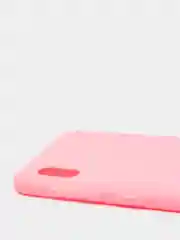 Розовый чехол силиконовый для Samsung Galaxy A10 (Самсунг Галакси А10), цветной, матовый