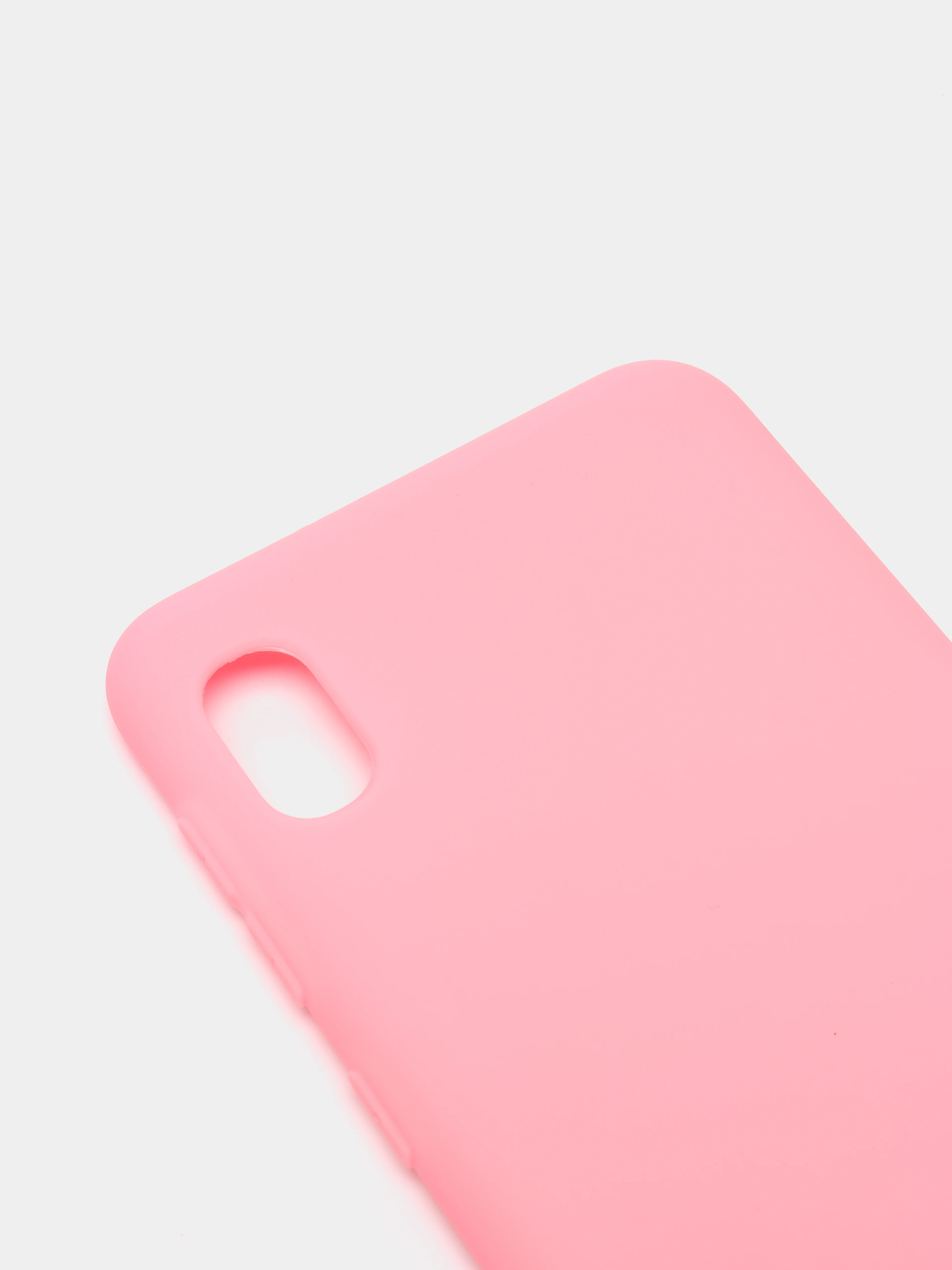 Розовый чехол силиконовый для Samsung Galaxy A10 (Самсунг Галакси А10), цветной, матовый