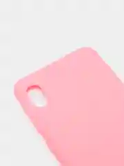 Розовый чехол силиконовый для Samsung Galaxy A10 (Самсунг Галакси А10), цветной, матовый