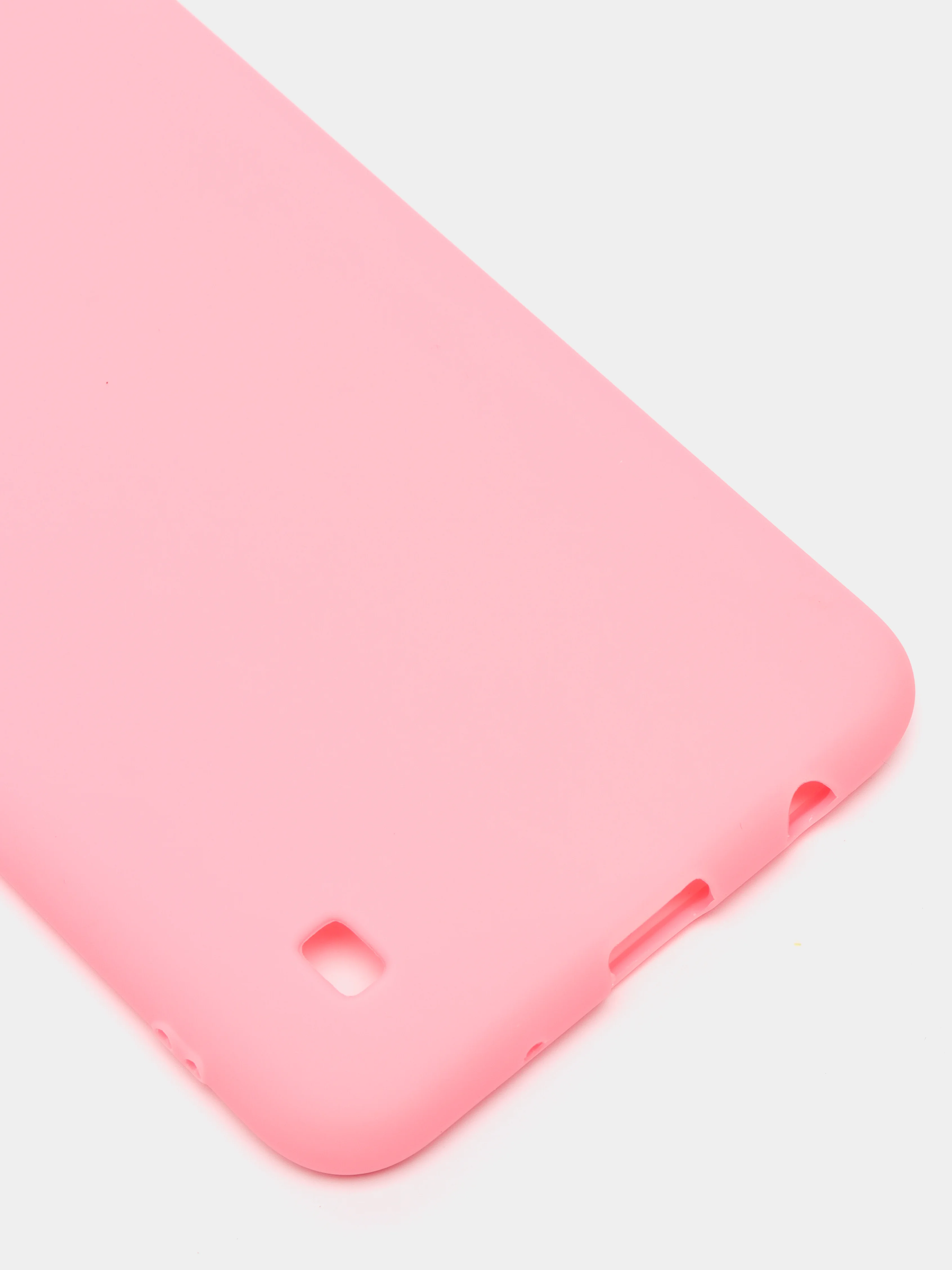 Розовый чехол силиконовый для Samsung Galaxy A10 (Самсунг Галакси А10), цветной, матовый