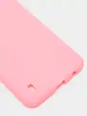 Розовый чехол силиконовый для Samsung Galaxy A10 (Самсунг Галакси А10), цветной, матовый