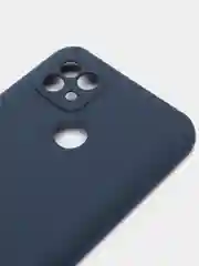 Темно-синий чехол для Realme C21 силиконовый матовый
