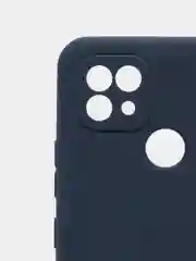 Темно-синий чехол для Realme C21 силиконовый матовый