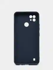Темно-синий чехол для Realme C21 силиконовый матовый