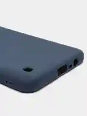 Темно-синий чехол для Realme C21 силиконовый матовый