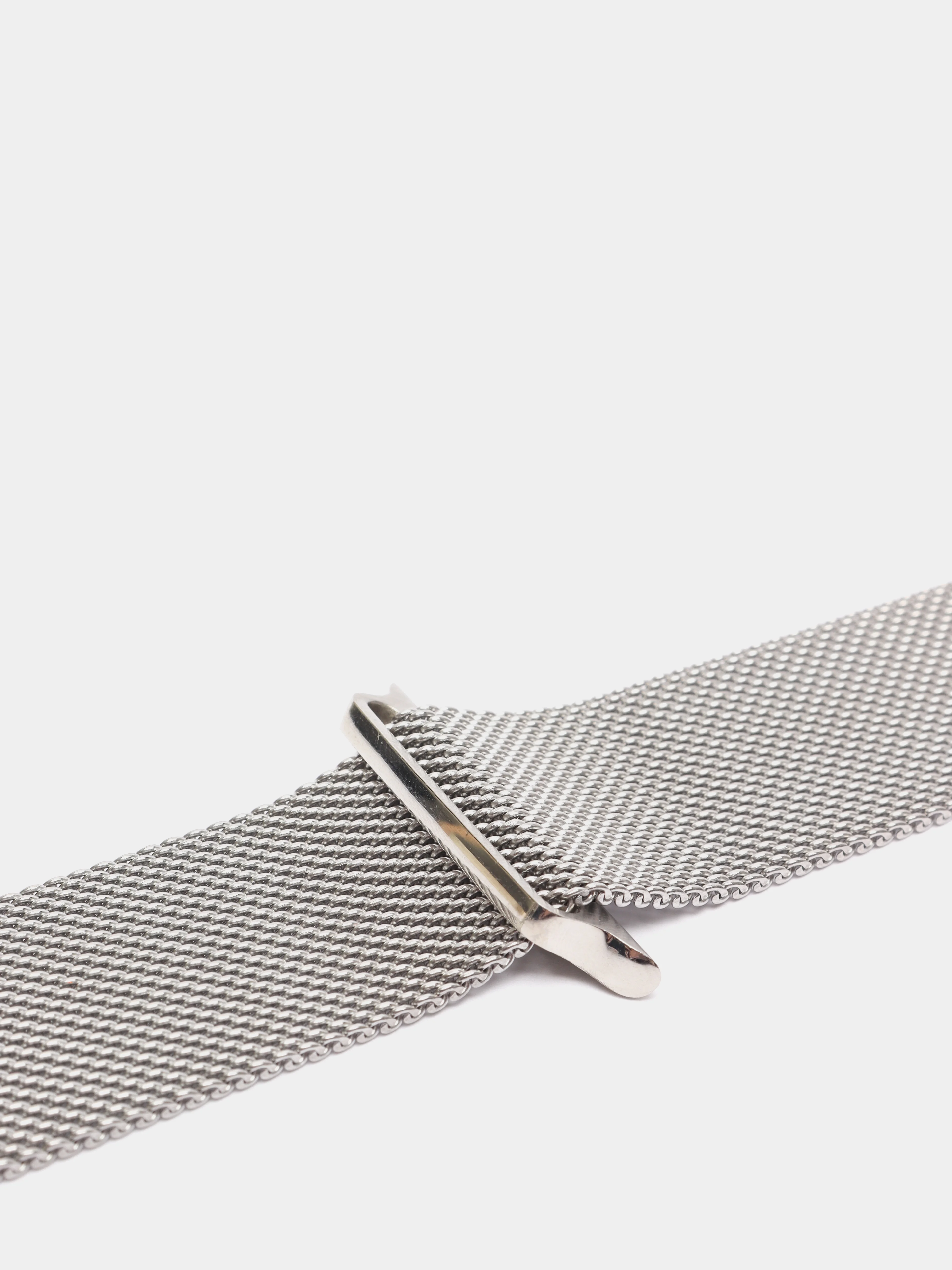 Серебряный ремешок для Apple Watch "Миланская петля", металлический
