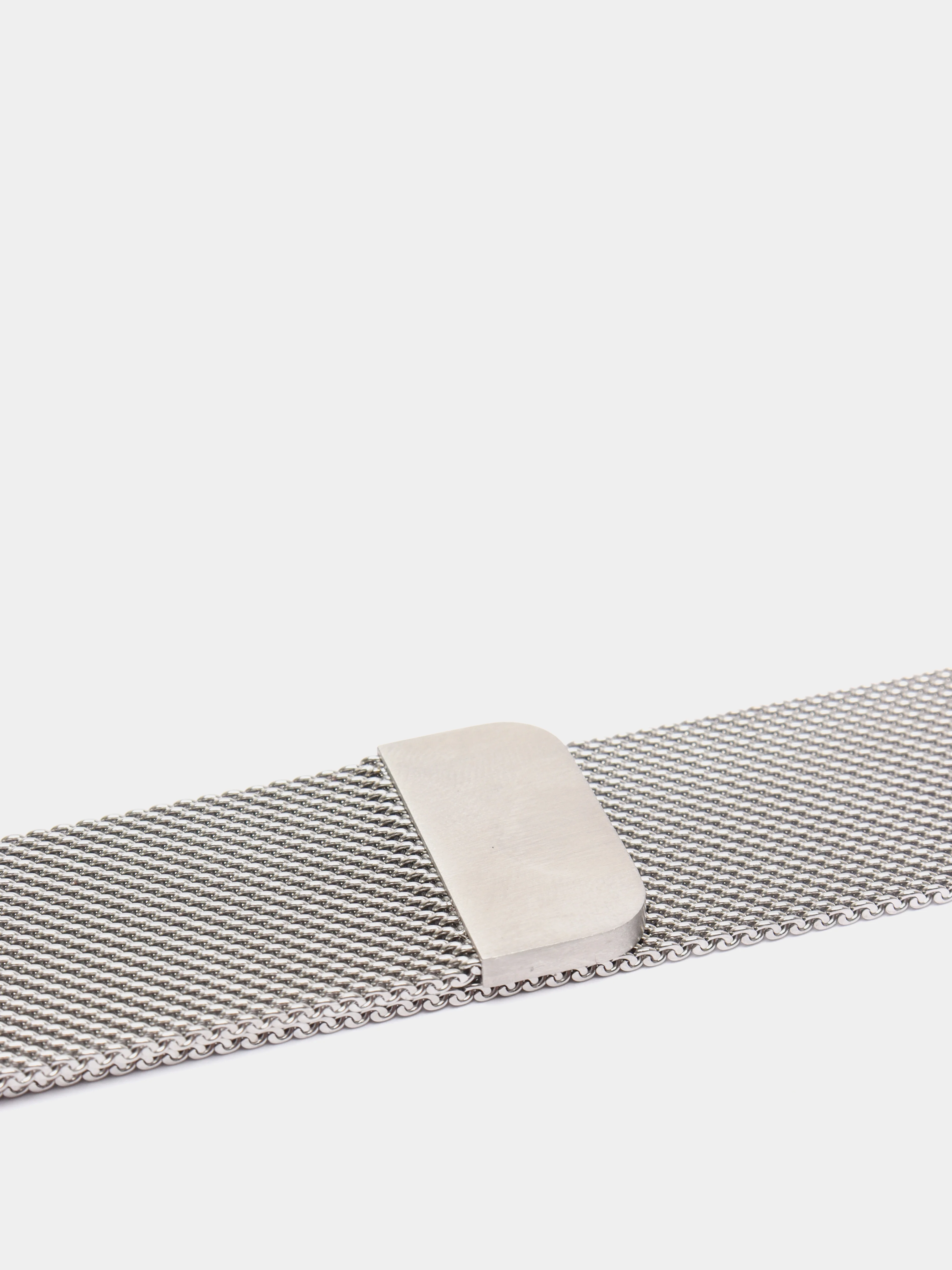 Серебряный ремешок для Apple Watch "Миланская петля", металлический