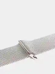 Серебряный ремешок для Apple Watch "Миланская петля", металлический
