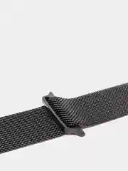 Черный ремешок для Apple Watch "Миланская петля", металлический