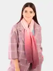 Коралловый палантин женский
