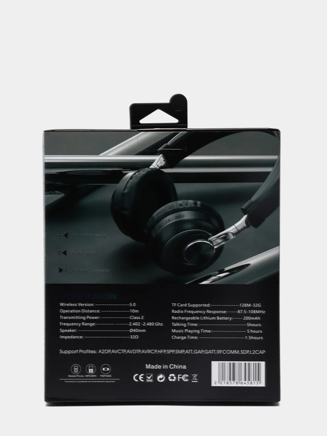 Наушники беспроводные VJ083, black
