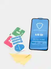 Черный стекло защитное 10D для iPhone 12 / 12 mini / 12promax / 7,8 / XR / 11 / X / Xs / 11 Pro