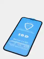 Черный стекло защитное 10D для iPhone 12 / 12 mini / 12promax / 7,8 / XR / 11 / X / Xs / 11 Pro