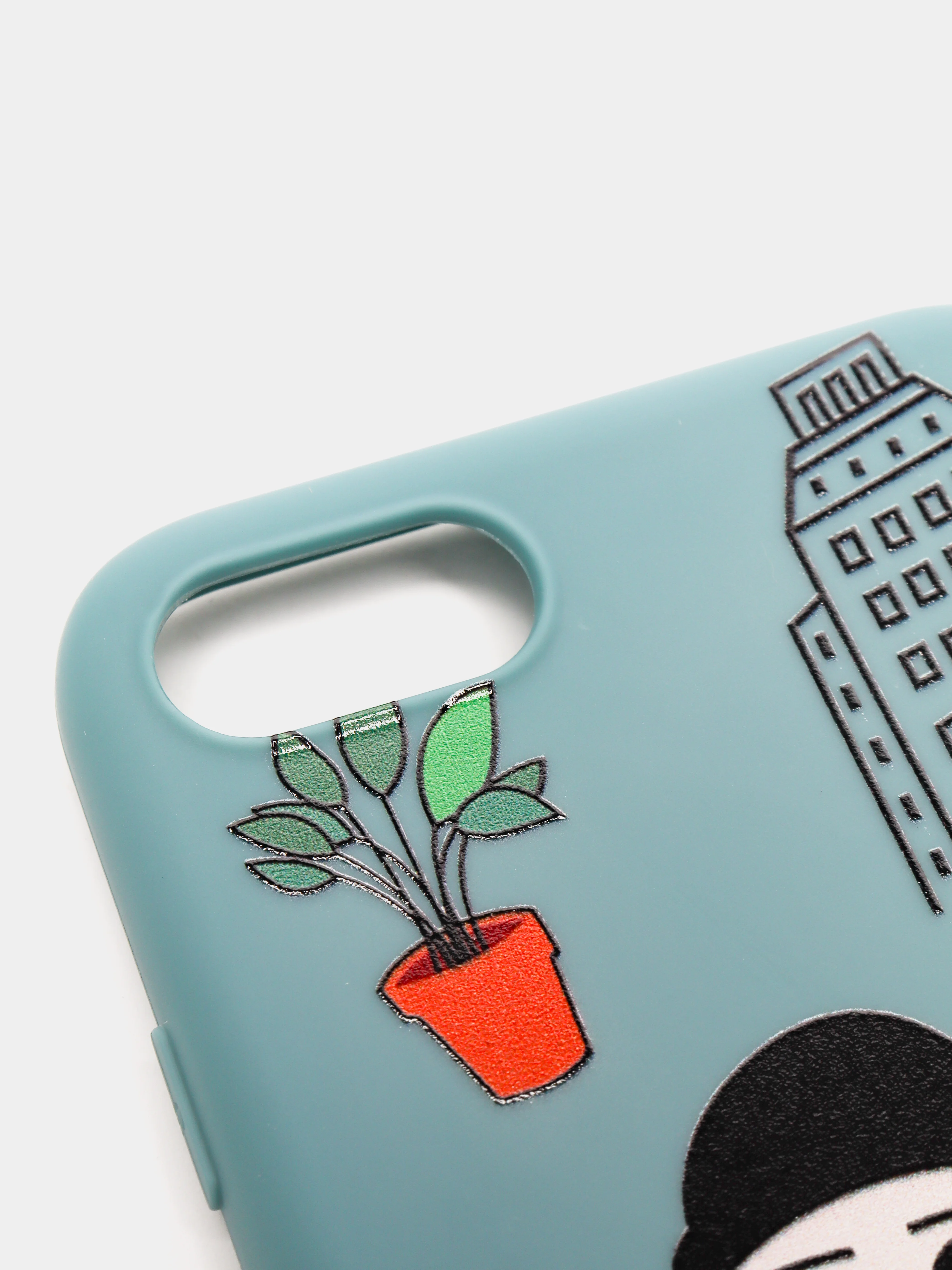 Морской чехол на iphone "Леон"