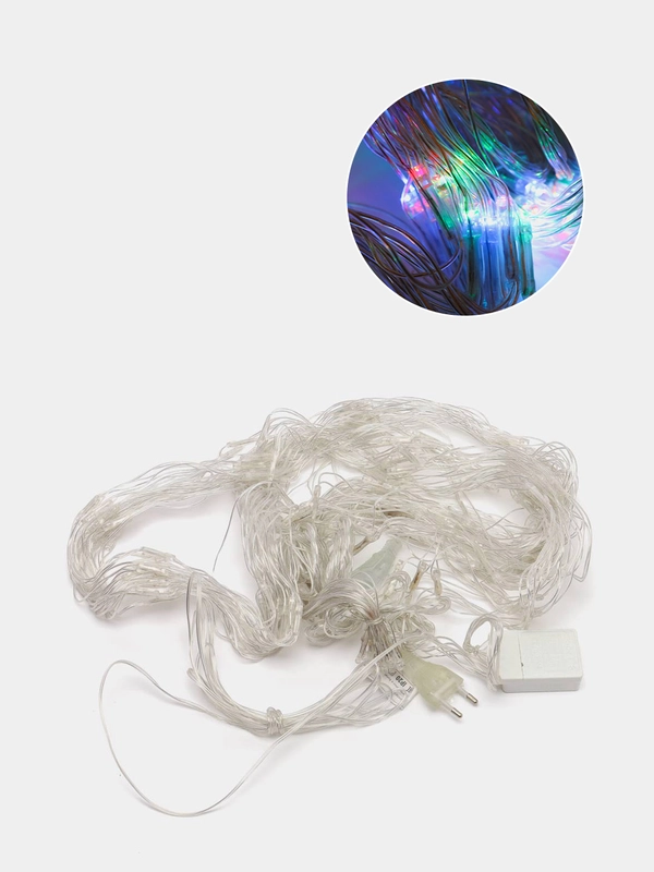 Гирлянда занавес 1,5*1,5м 160 LED