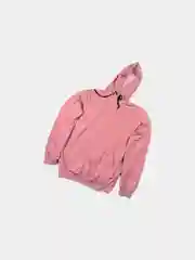 Коралловый меланж худи трикотажное, унисекс
