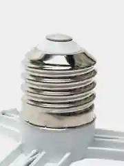Переходник с цоколя E40 на 3хE27, белый
