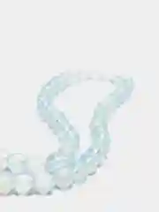 Серебряный бусины круглые стеклянные