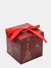 Багровый набор новогодних подарочных коробок 10/15/22 см. Новый год/Рождество