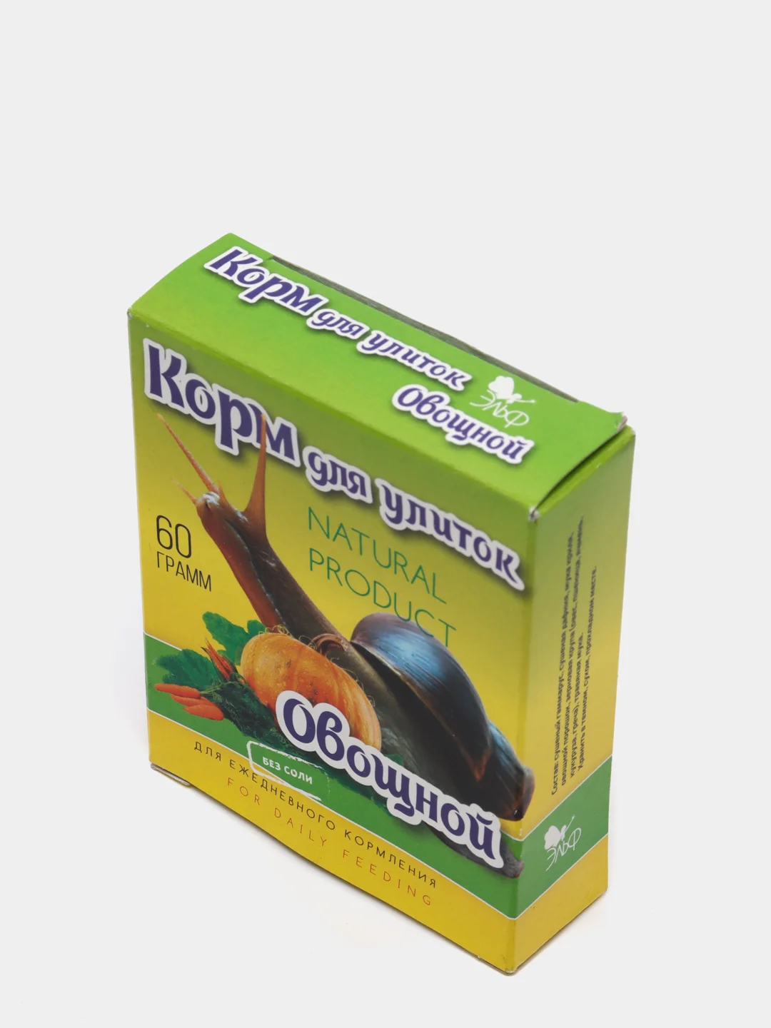 Корм для улиток овощной, 60 г