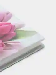 Бордовый фотоальбом на 200 фото "Цветы" Image Art