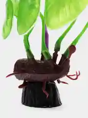Растение для аквариума Plant 013 Лилия зеленая с цветком, высота 10 см
