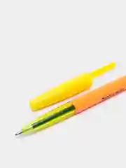 Оранжевый ручка шариковая BRAUBERG "Color", СИНЯЯ, корпус ассорти, узел 1 мм, линия письма 0,5 мм