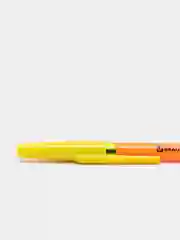 Оранжевый ручка шариковая BRAUBERG "Color", СИНЯЯ, корпус ассорти, узел 1 мм, линия письма 0,5 мм