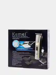 Машинка для стрижки волос Kemei KM-5017, масло и ножницы в комплекте