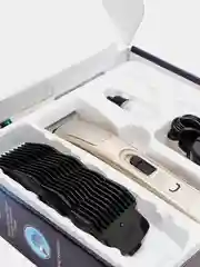 Машинка для стрижки волос Kemei KM-5017, масло и ножницы в комплекте
