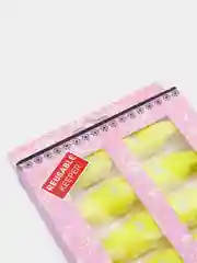 Желтый зажимы для снятия лака, 10 штук