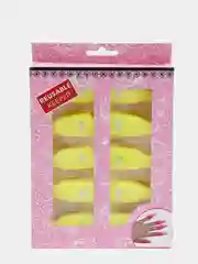 Желтый зажимы для снятия лака, 10 штук