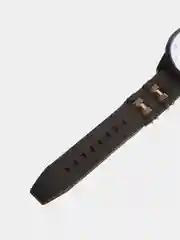 Белый часы наручные с силиконовым ремнем