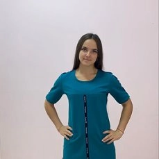 Костюм туника, брюки, трикотажный
