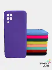Красный чехол Silicone Cover для Samsung Galaxy A12 / M12 силиконовый