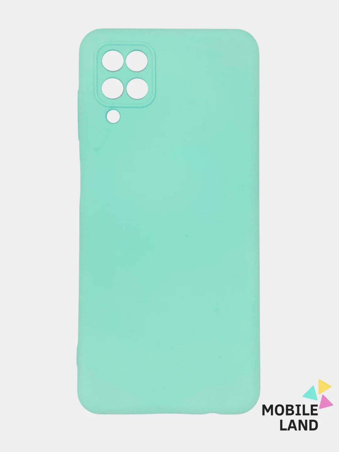 Красный чехол Silicone Cover для Samsung Galaxy A12 / M12 силиконовый