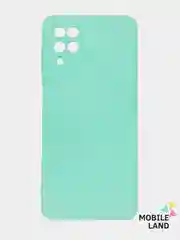 Красный чехол Silicone Cover для Samsung Galaxy A12 / M12 силиконовый