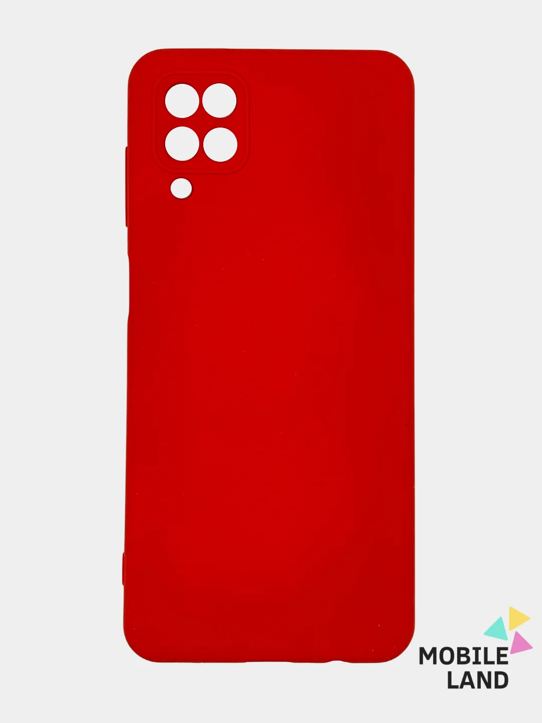 Красный чехол Silicone Cover для Samsung Galaxy A12 / M12 силиконовый
