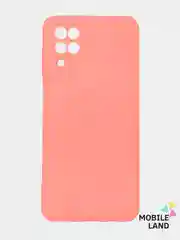 Красный чехол Silicone Cover для Samsung Galaxy A12 / M12 силиконовый
