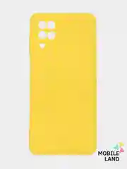 Красный чехол Silicone Cover для Samsung Galaxy A12 / M12 силиконовый