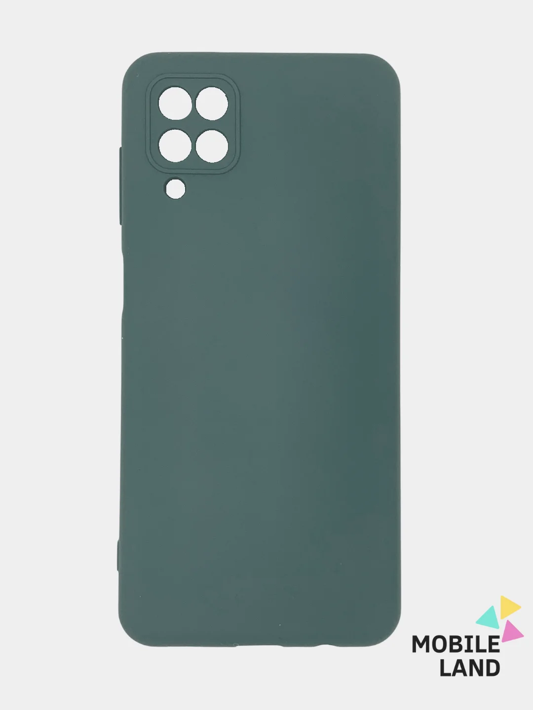 Красный чехол Silicone Cover для Samsung Galaxy A12 / M12 силиконовый