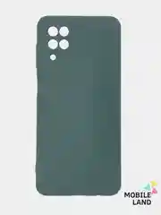 Красный чехол Silicone Cover для Samsung Galaxy A12 / M12 силиконовый