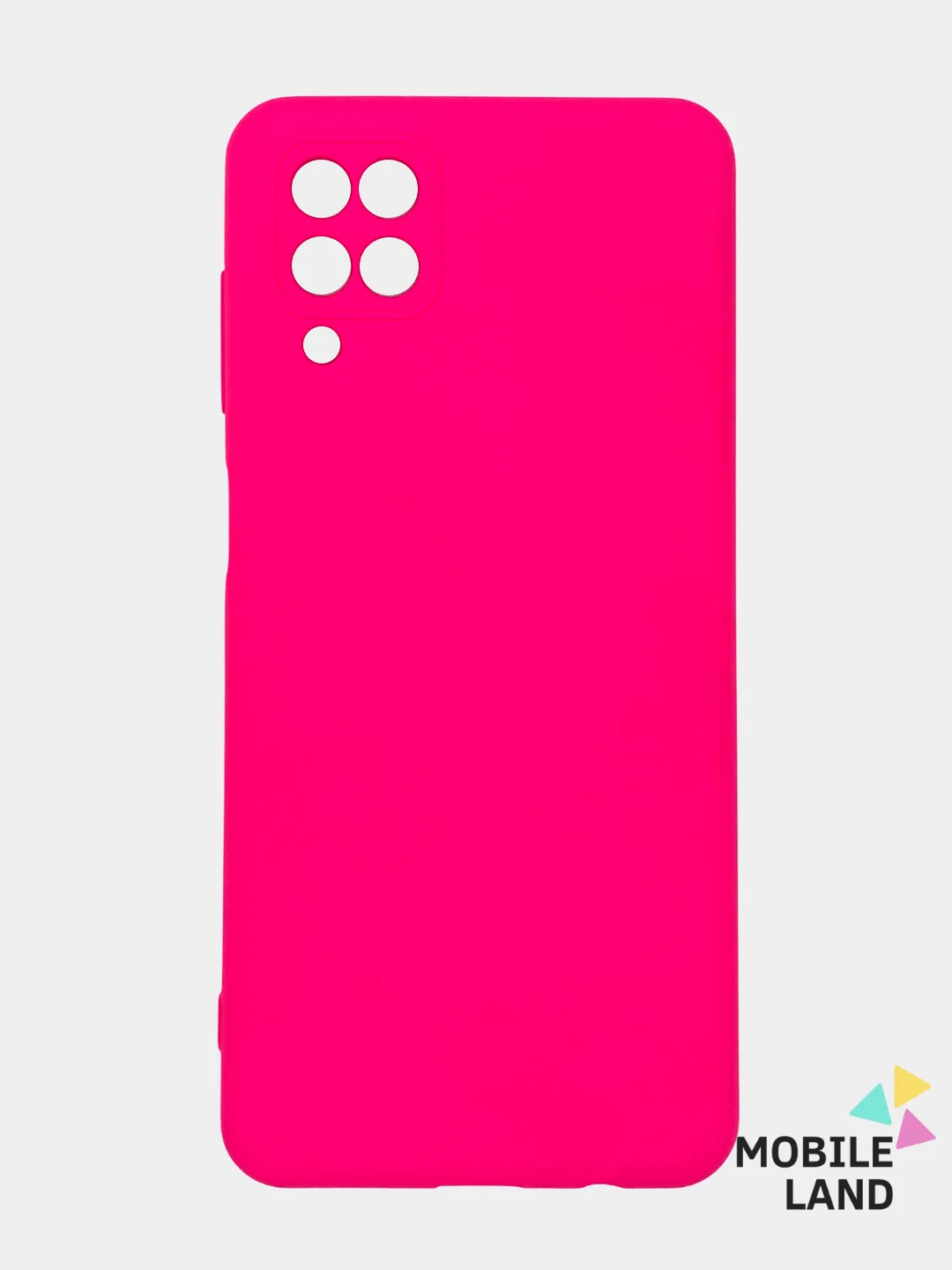 Красный чехол Silicone Cover для Samsung Galaxy A12 / M12 силиконовый