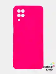 Красный чехол Silicone Cover для Samsung Galaxy A12 / M12 силиконовый