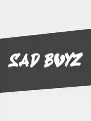 Наклейка на автомобиль JDM-  "ГРУСТНЫЙ ПАРЕНЬ / SAD BOYZ" голографическая на машину / авто