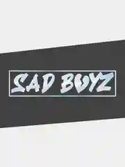 Хром наклейка на автомобиль JDM-  "ГРУСТНЫЙ ПАРЕНЬ / SAD BOYZ" голографическая на машину / авто