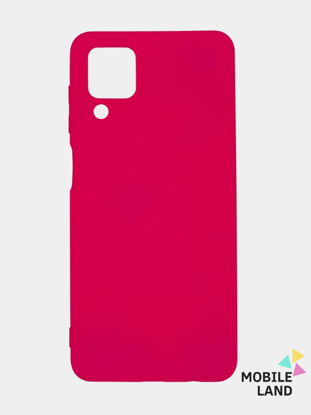 Вишнёвый чехол Silicone Cover для Samsung Galaxy A12 / M12 силиконовый
