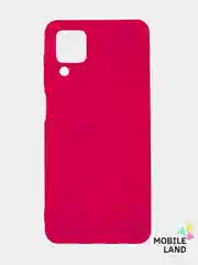 Вишнёвый чехол Silicone Cover для Samsung Galaxy A12 / M12 силиконовый
